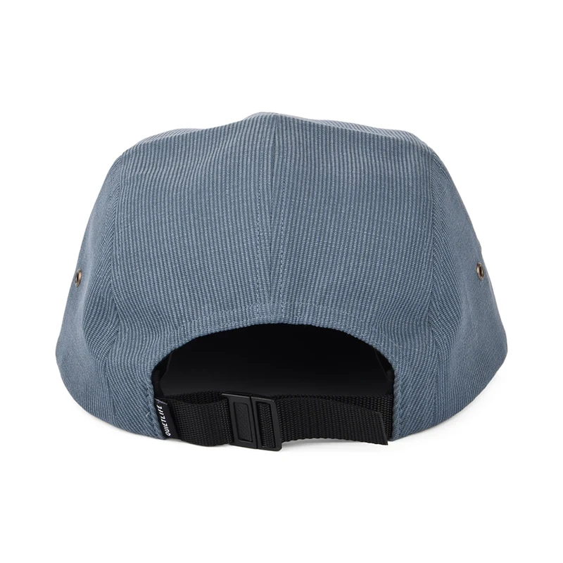 Casquette 5 Panel Cord Combo bleu-beige sable THE QUIET LIFE