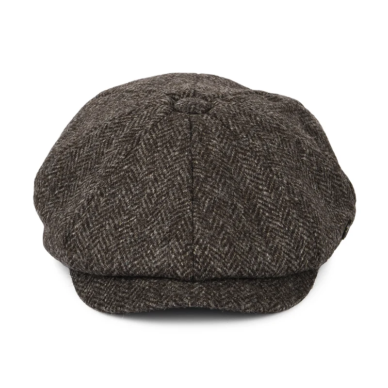 Casquette Gavroche en Laine Britannique Rothbury marron foncé FAILSWORTH