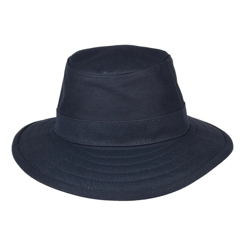 Chapeau Été en Toile de Coton Pliable bleu marine JAXON & JAMES - VENTE EN GROS
