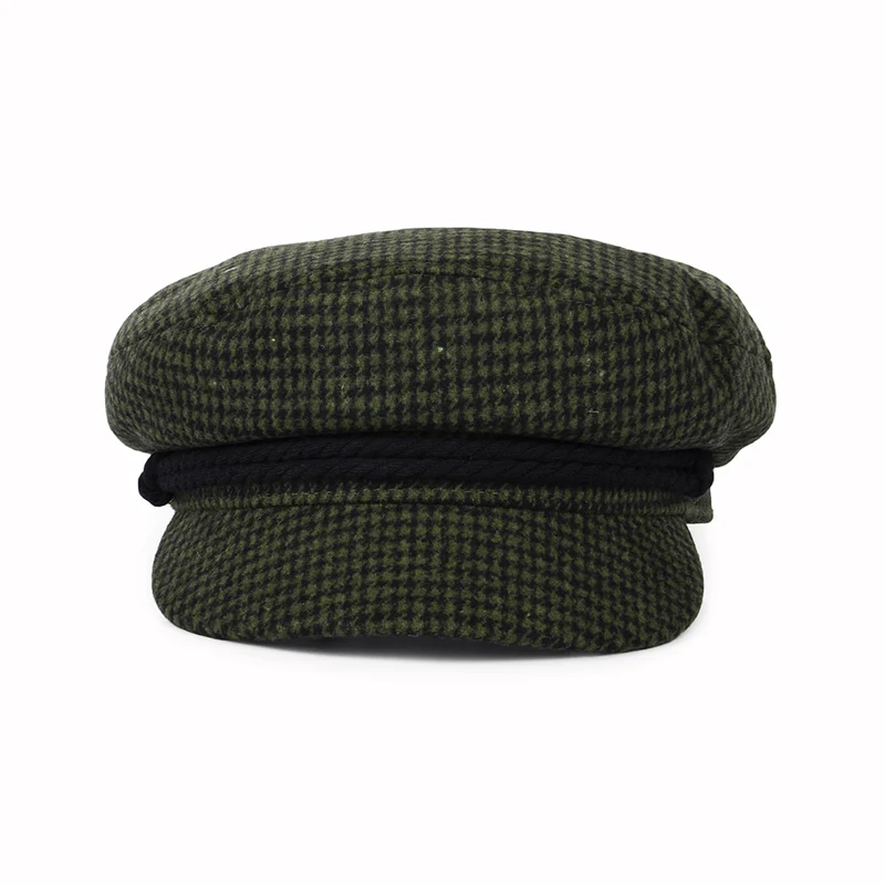 Casquette de Marin Pied-de-Poule mousse-noir BRIXTON