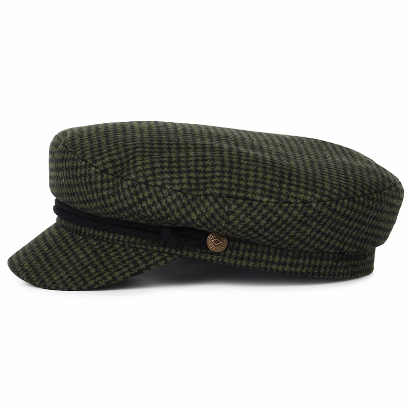 Casquette de Marin Pied-de-Poule mousse-noir BRIXTON