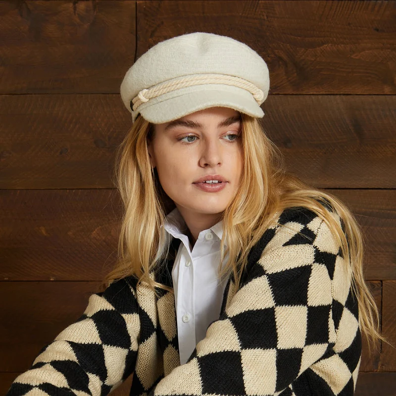 Casquette de Marin Bouclé blanc cassé BRIXTON