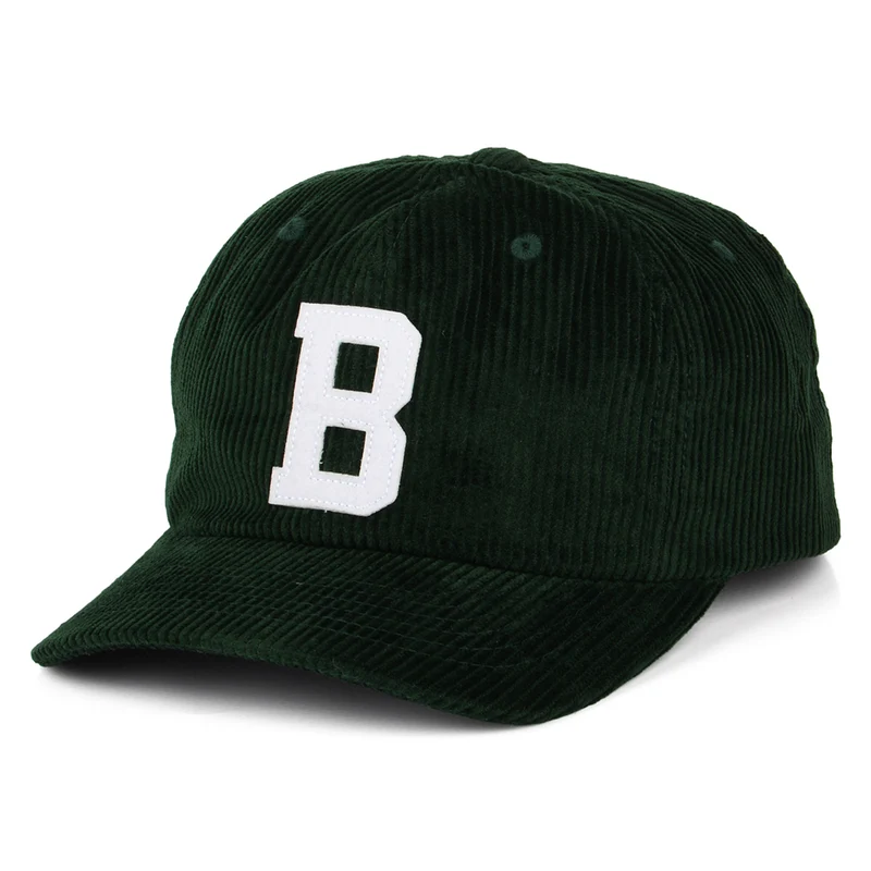 Casquette en Velours Côtelé Big B MP vert BRIXTON