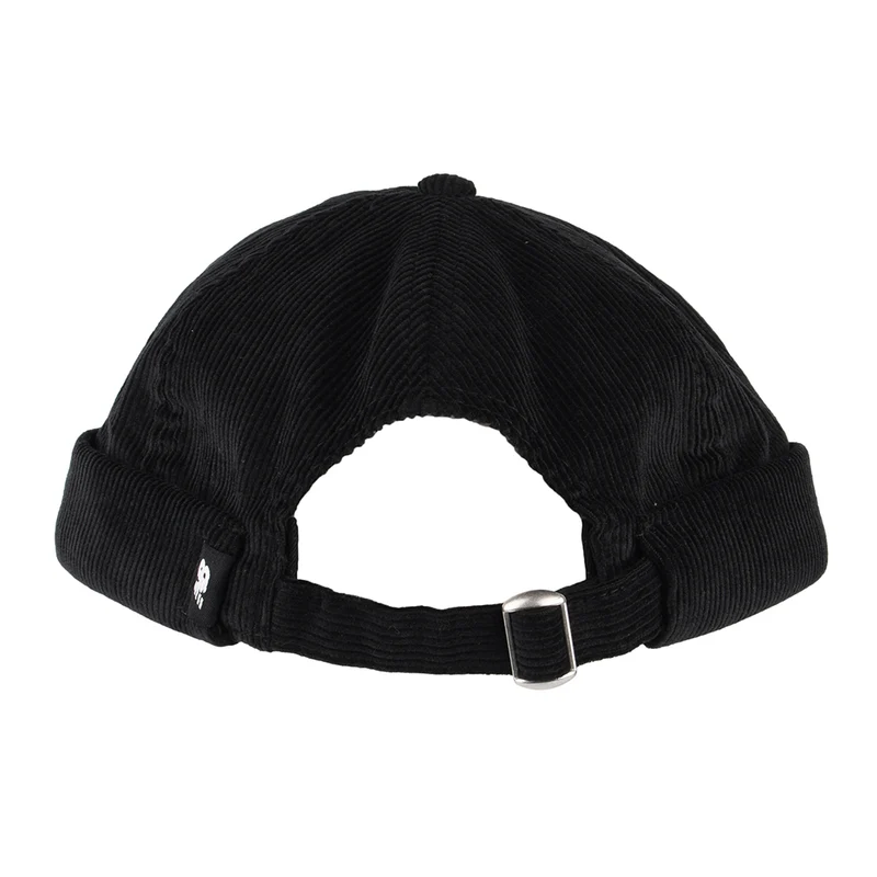 Bonnet Miki Breton en Velours Côtelé Délavé noir NEW BALANCE