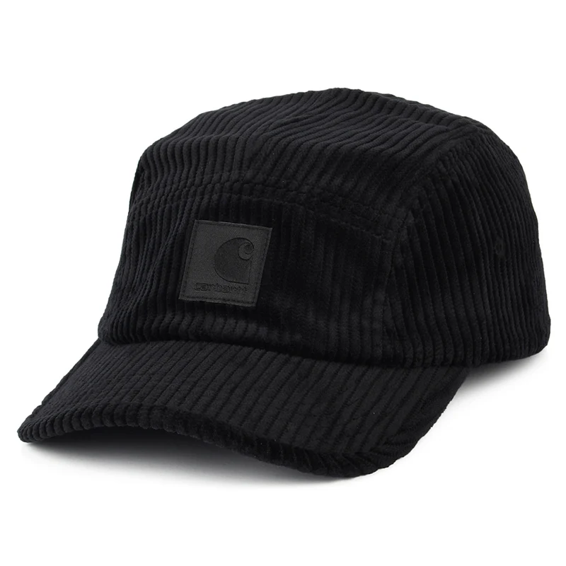 Casquette 5 Panel en Velours Grosses Mailles Erie noir CARHARTT WIP