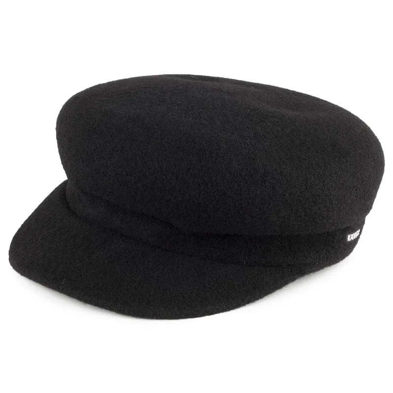 Casquette de Marin en Laine Enfield noir KANGOL