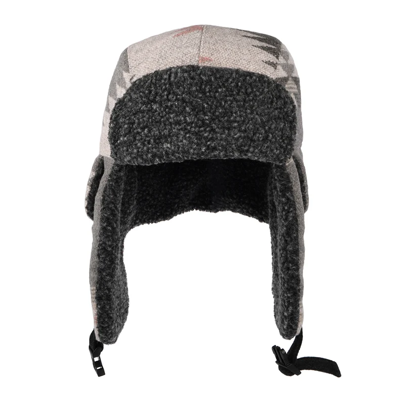Chapka à Motif Aztèque Shauna panaché de gris SCALA