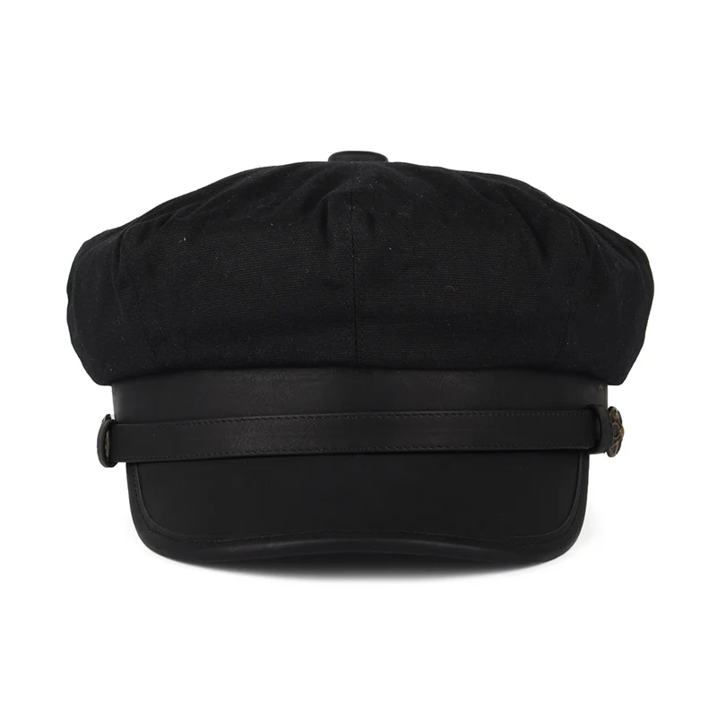 Casquette de Motard Rebelle noir JAXON & JAMES