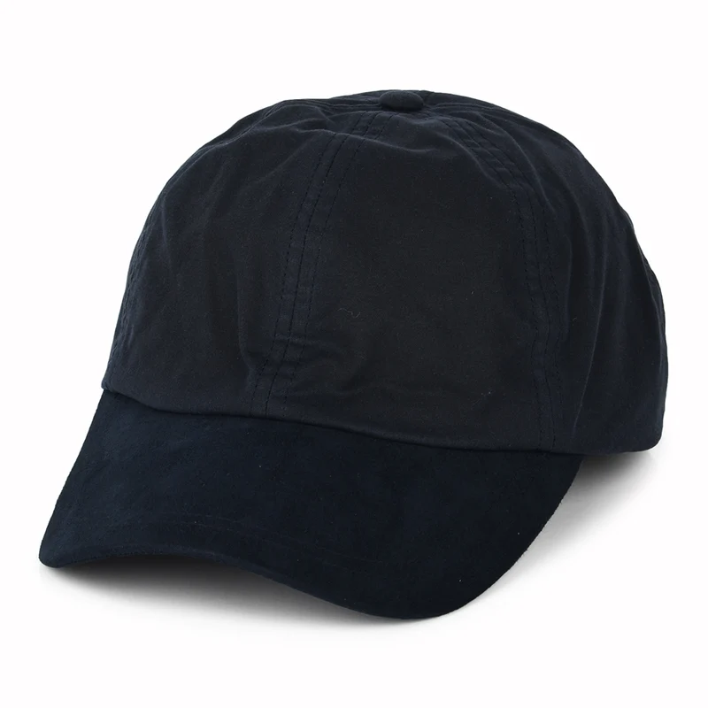Casquette en Coton Ciré Britannique bleu marine FAILSWORTH