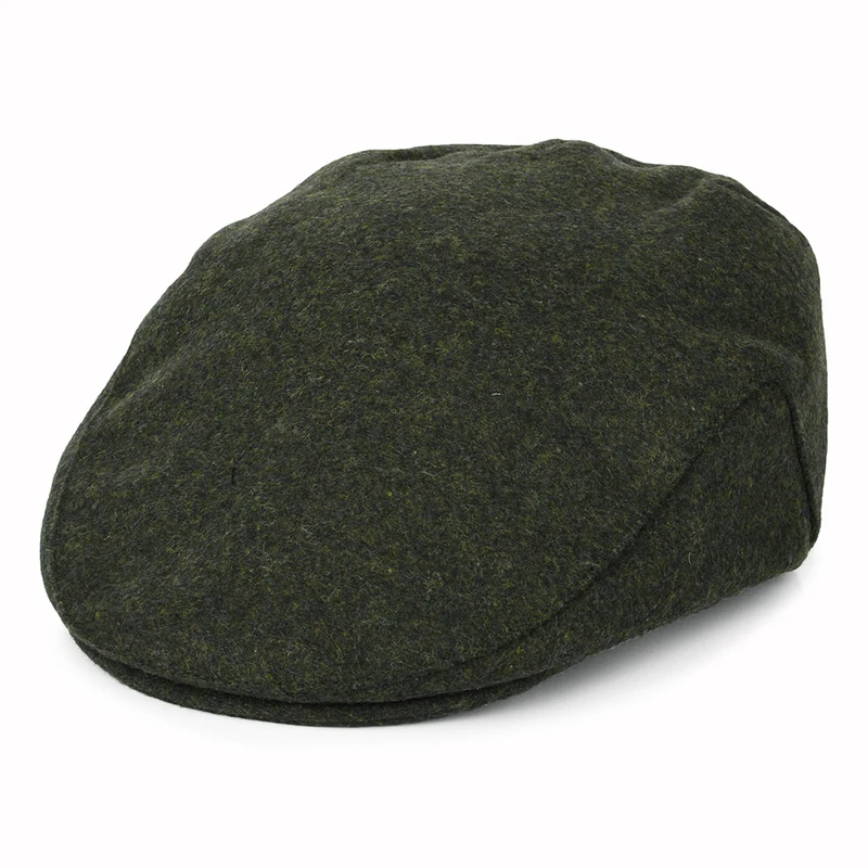 Casquette Plate en Melton loden FAILSWORTH