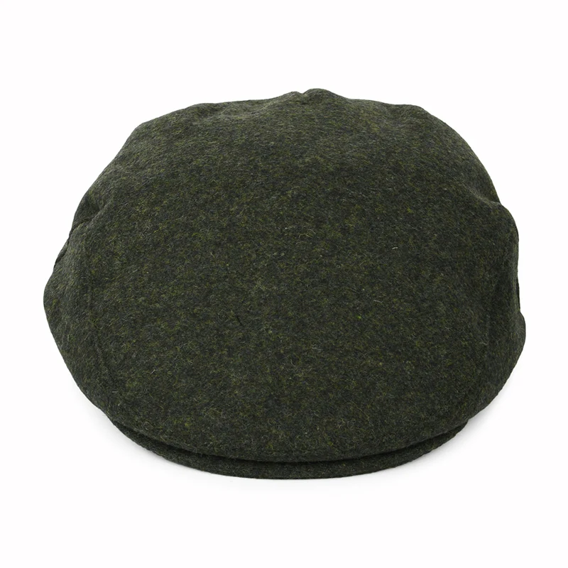 Casquette Plate en Melton loden FAILSWORTH