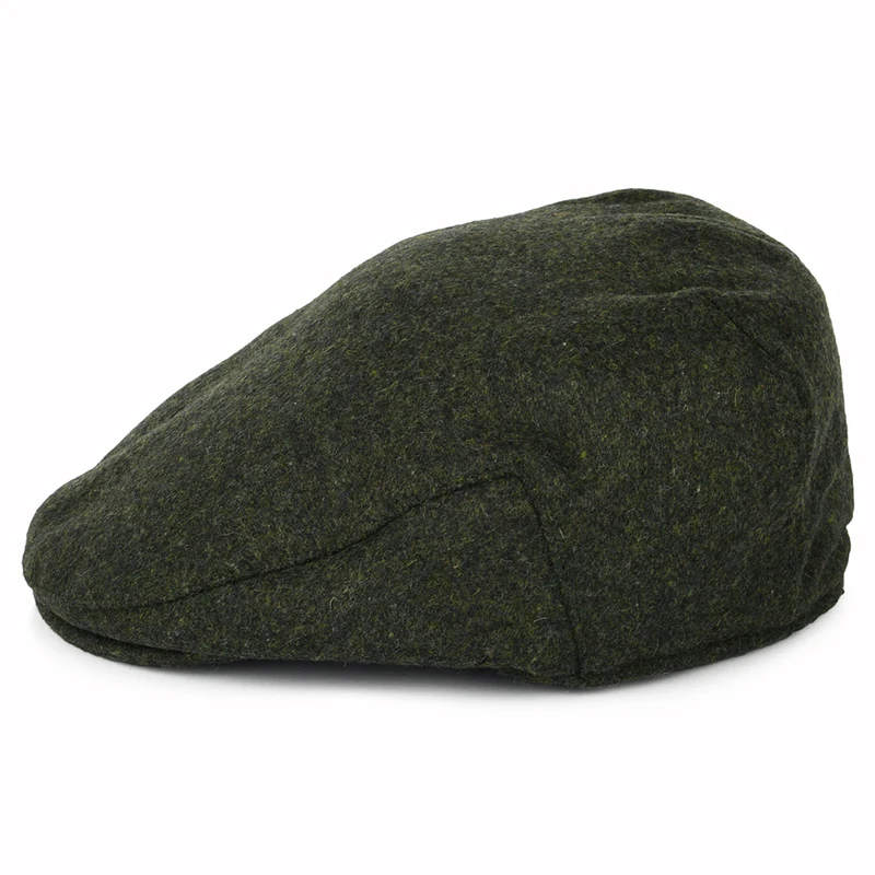 Casquette Plate en Melton loden FAILSWORTH