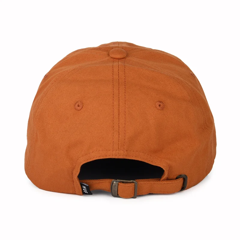 Casquette à Visière Incurvée en Coton Original Logo orange HUF