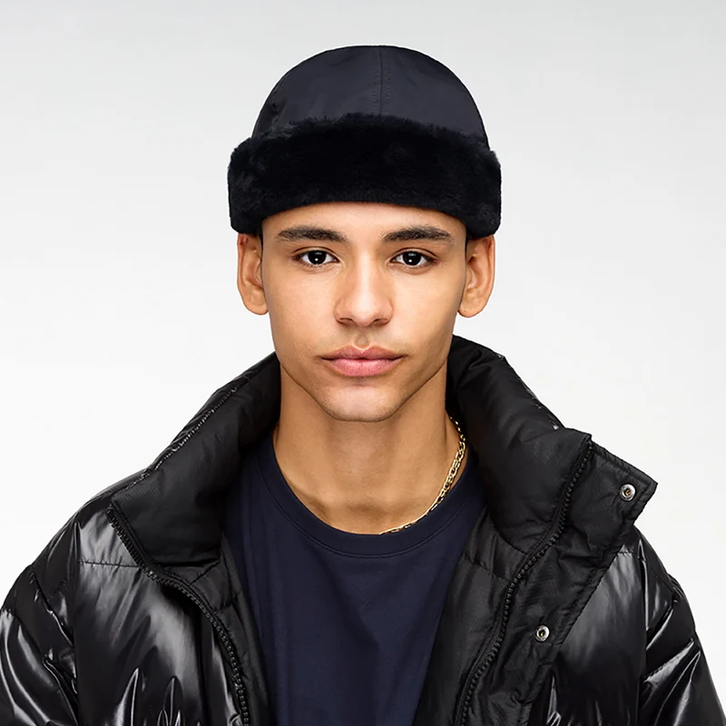 Bonnet Aviator Watch Cap noir KANGOL