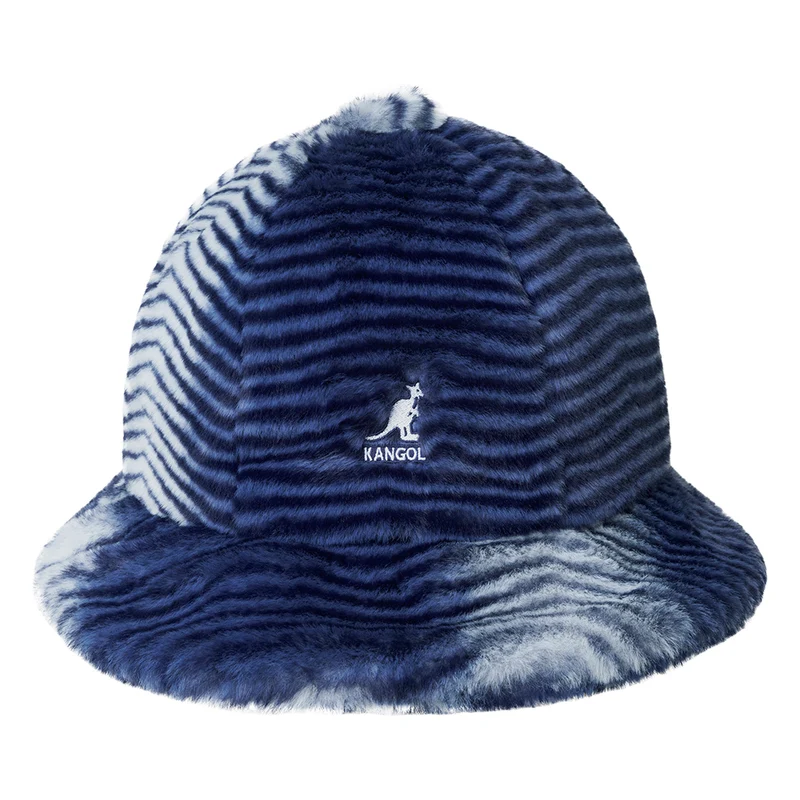 Chapeau Bob en Fausse Fourrure Casual bleu-multi KANGOL