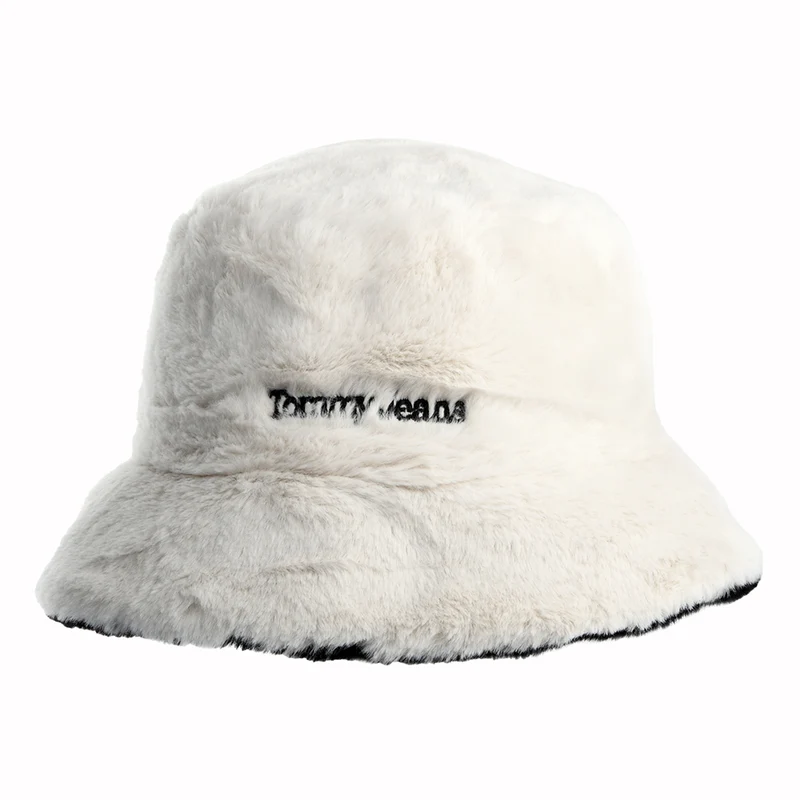 Chapeau Bob en Fausse Fourrure Réversible TJW Fuzzy noir TOMMY HILFIGER