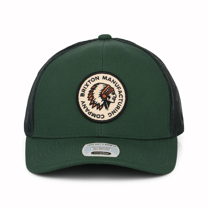 Casquette Trucker Rival Stamp NetPlus MP vert sapin BRIXTON