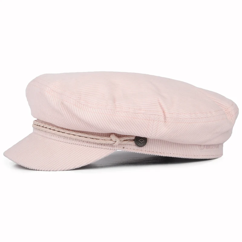 Casquette de Marin en Velours Côtelé vieux rose BRIXTON