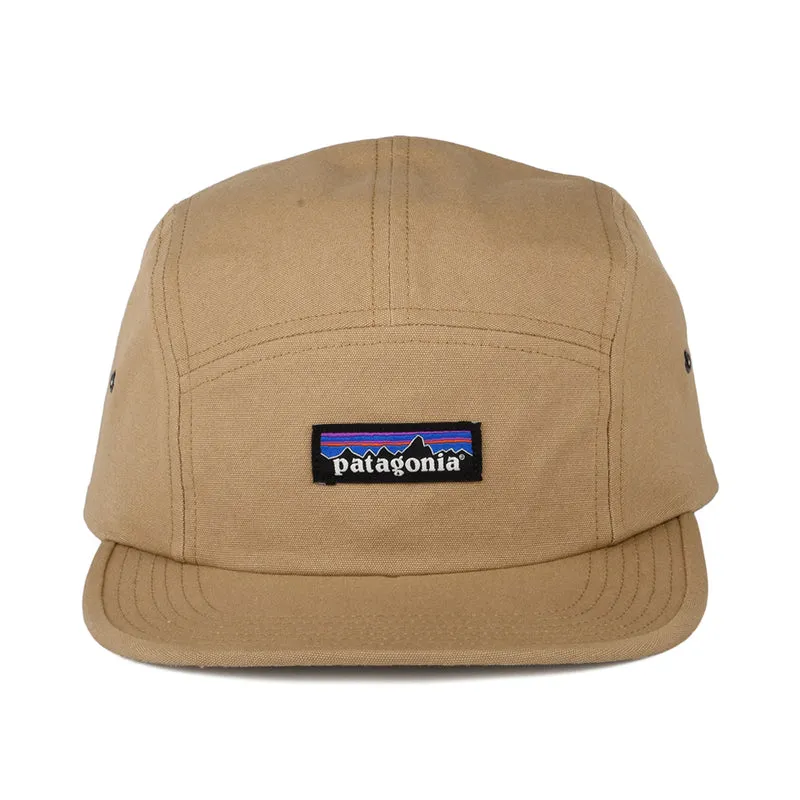 Casquette 5 Panel en Coton Bio Maclure sable du désert PATAGONIA