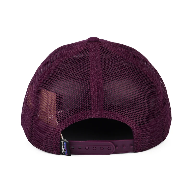 Casquette Trucker en Coton Bio LoPro P-6 Logo prune PATAGONIA