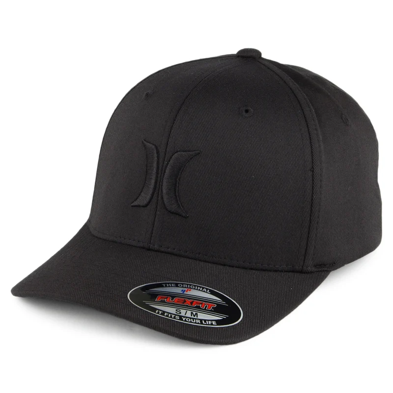 Casquette Flexfit One & Only noir sur noir HURLEY