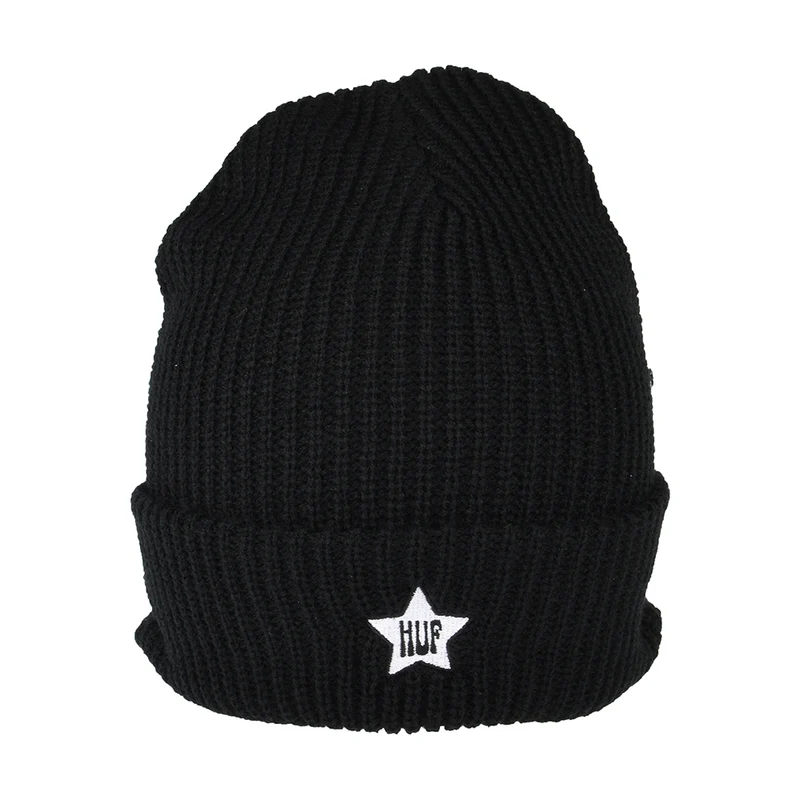 Bonnet à Visière One Star noir HUF