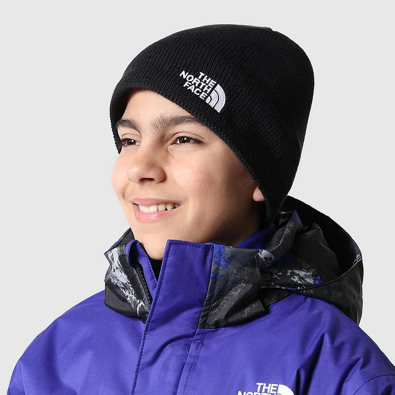 Bonnet Enfant Recyclé Bones noir THE NORTH FACE