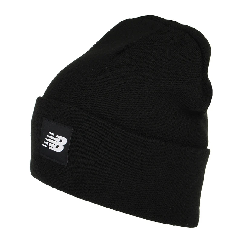 Bonnet Knit à Revers Flying NB noir NEW BALANCE