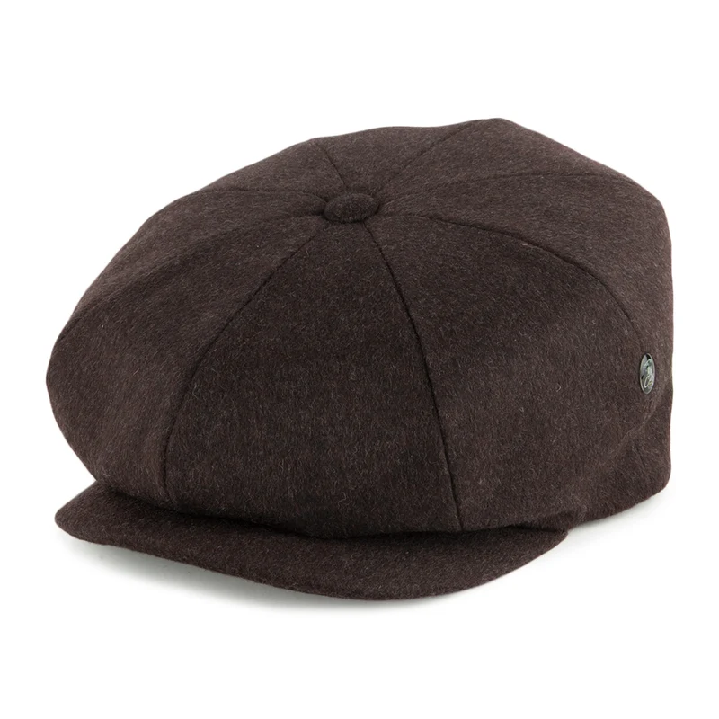 Casquette Gavroche En Laine Loden marron CITY SPORT