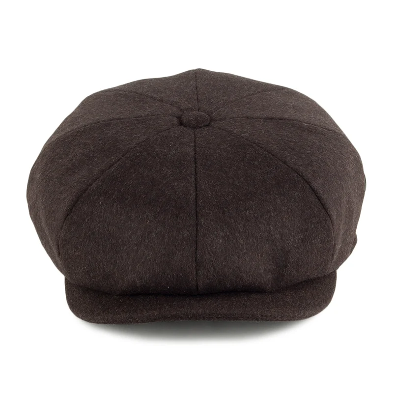 Casquette Gavroche En Laine Loden marron CITY SPORT