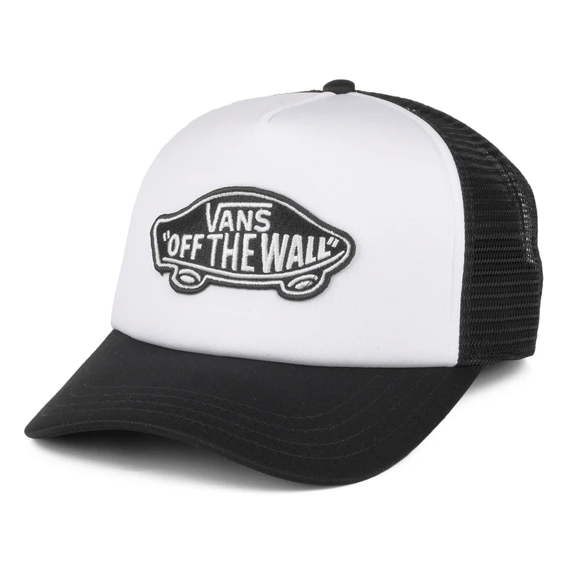 Casquette Trucker à Visière Incurvée Classic Patch noir-blanc VANS