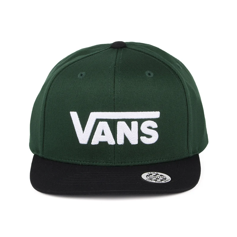 Casquette Snapback Enfant Drop V II forêt-noir-blanc VANS