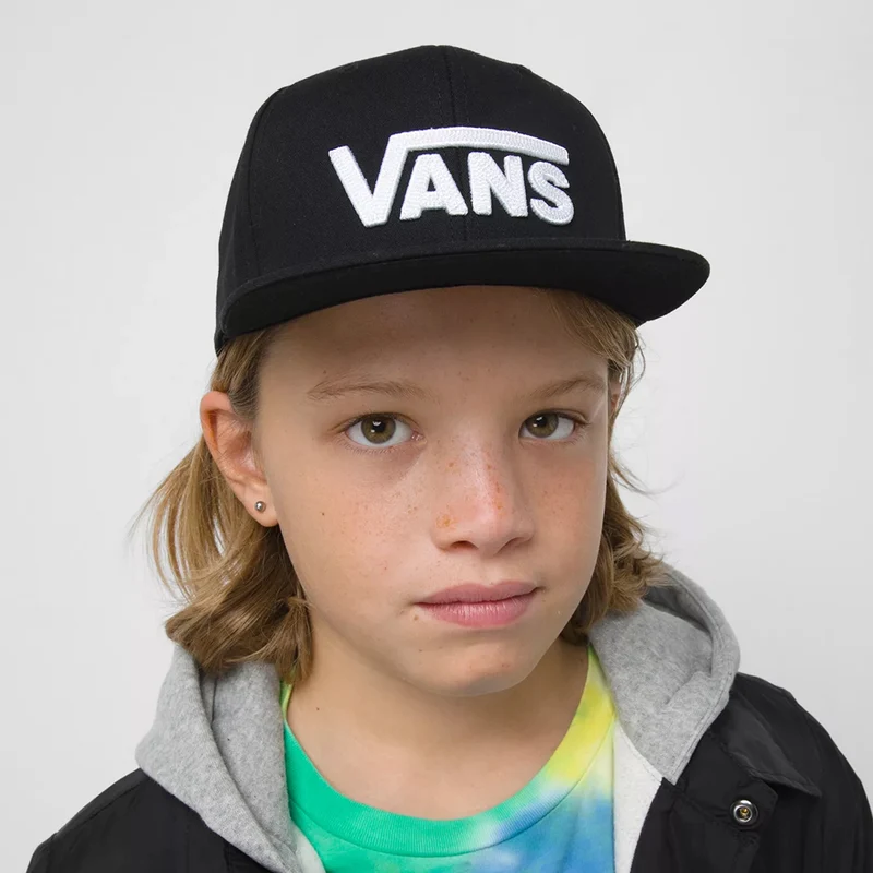 Casquette Snapback Enfant Drop V II noir-blanc VANS