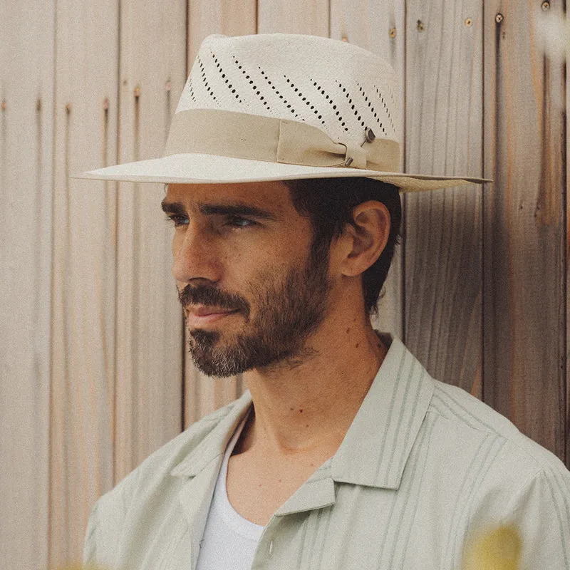 Chapeau Fedora en Paille Bandera Reserve naturel BRIXTON