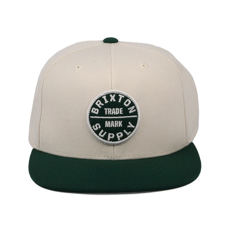 Casquette Snapback Oath III crème-vert BRIXTON