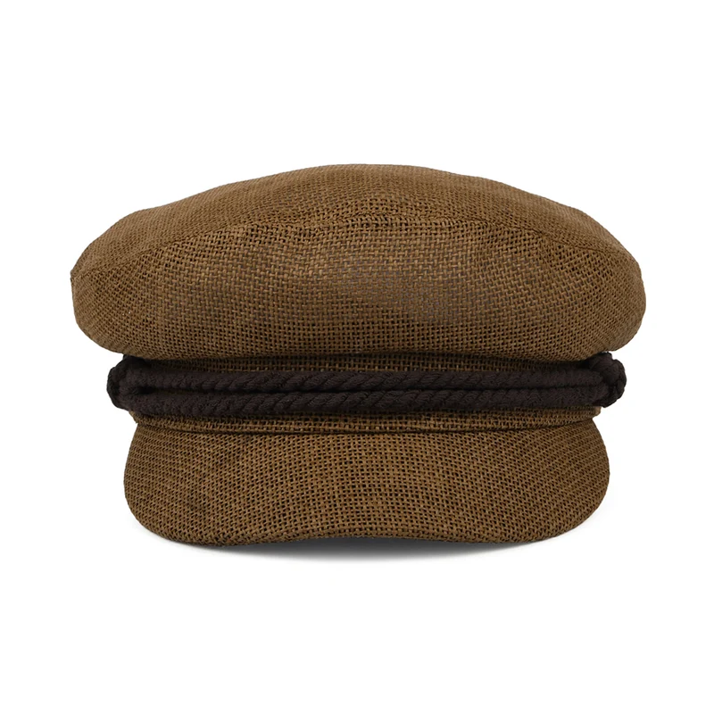 Casquette de Marin en Paille Lightweight X marron clair BRIXTON
