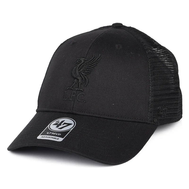 Casquette Trucker Branson MVP Liverpool FC noir sur noir 47 BRAND