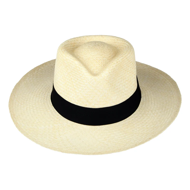 Chapeau Fedora Panama C-Crown naturel JAXON & JAMES