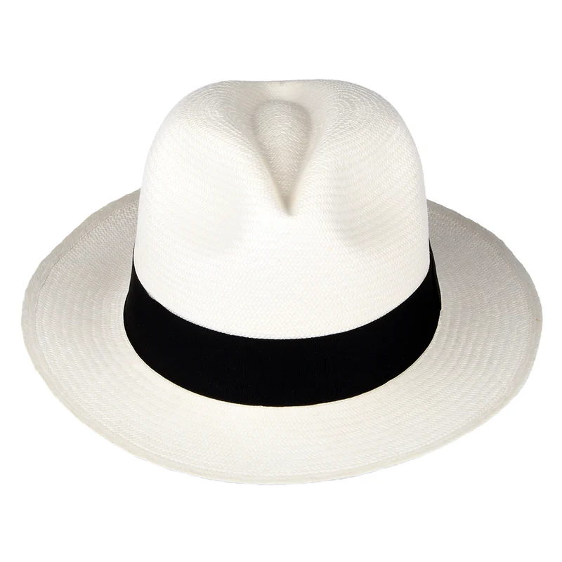 Chapeau Fedora Panama Clasico décoloré JAXON & JAMES