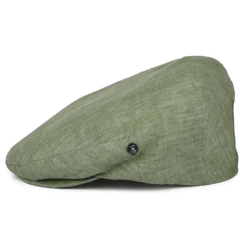 Casquette Plate en Lin sauge CITY SPORT