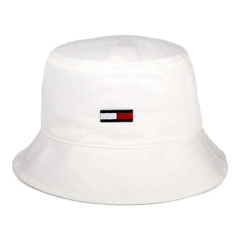 Chapeau Bob en Coton Bio TJW Flag blanc TOMMY HILFIGER