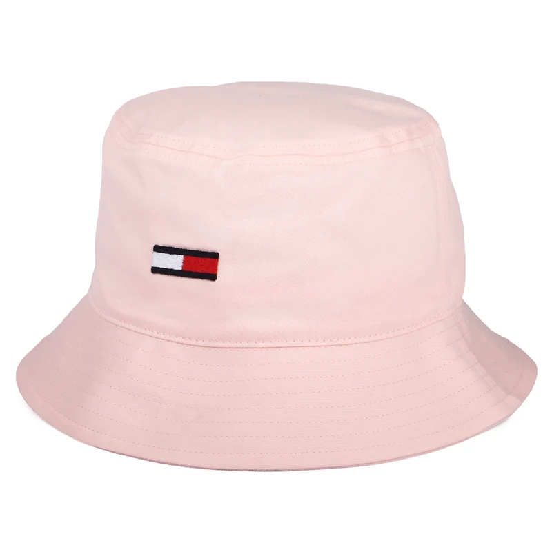 Chapeau Bob en Coton Bio TJW Flag rose clair TOMMY HILFIGER
