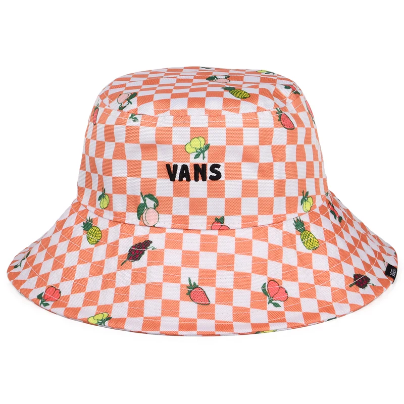 Chapeau Bob à Carreaux Retrospectator blanc VANS