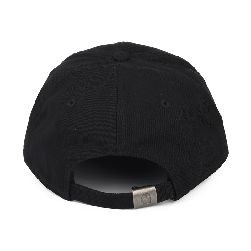 Casquette en Coton Sergé Delray noir CARHARTT WIP