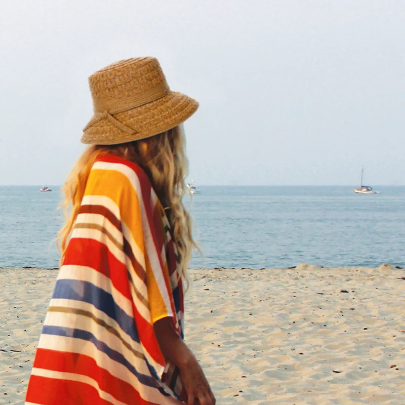Chapeau Bob en Papier Tressé Sorina toast CAPPELLI