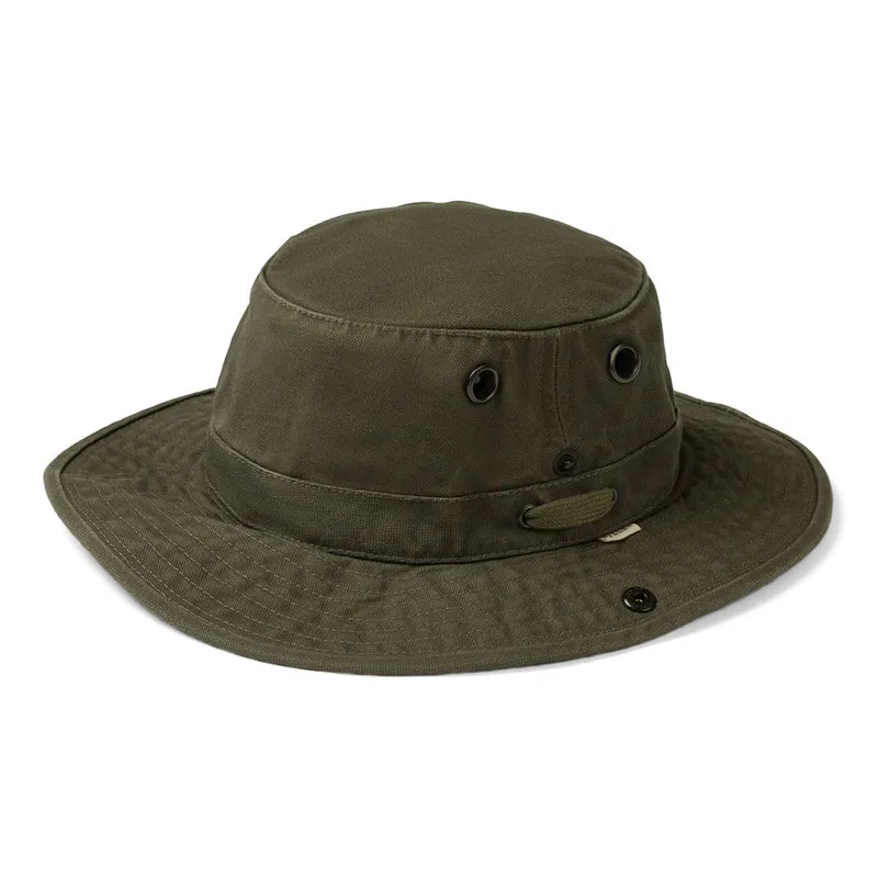 Chapeau Été Pliable T3 Wanderer olive TILLEY