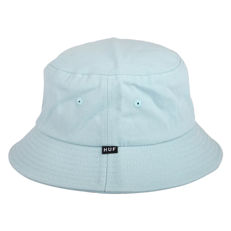 Chapeau Bob Coton Essentials Triple Triangle bleu ciel HUF