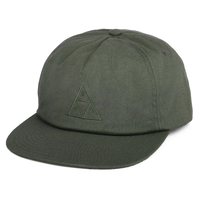 Casquette Snapback Non Structurée Triple Triangle olive HUF