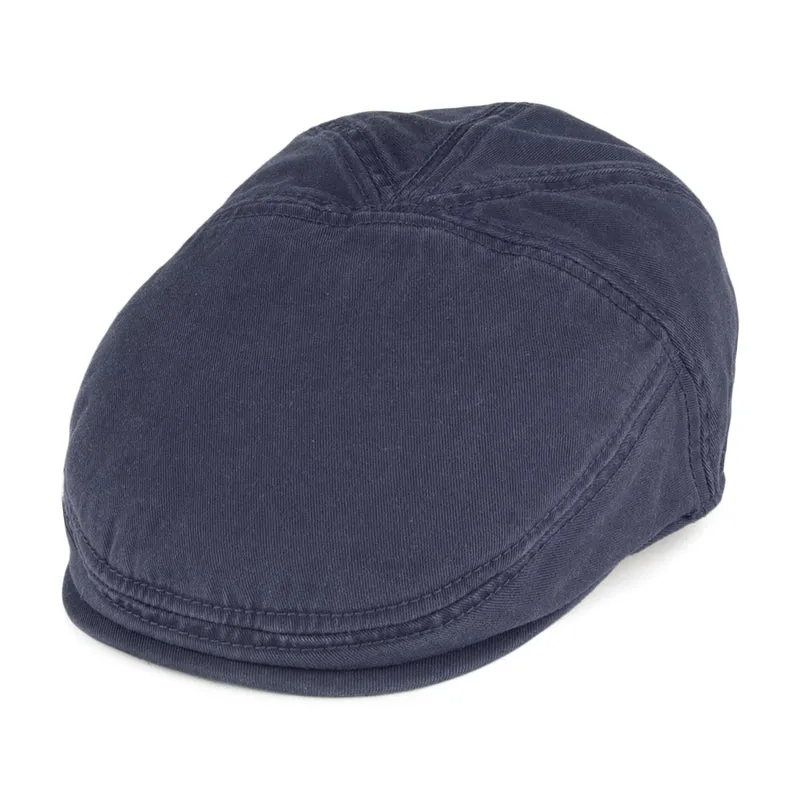 Casquette Plate en Coton Paradise bleu marine STETSON