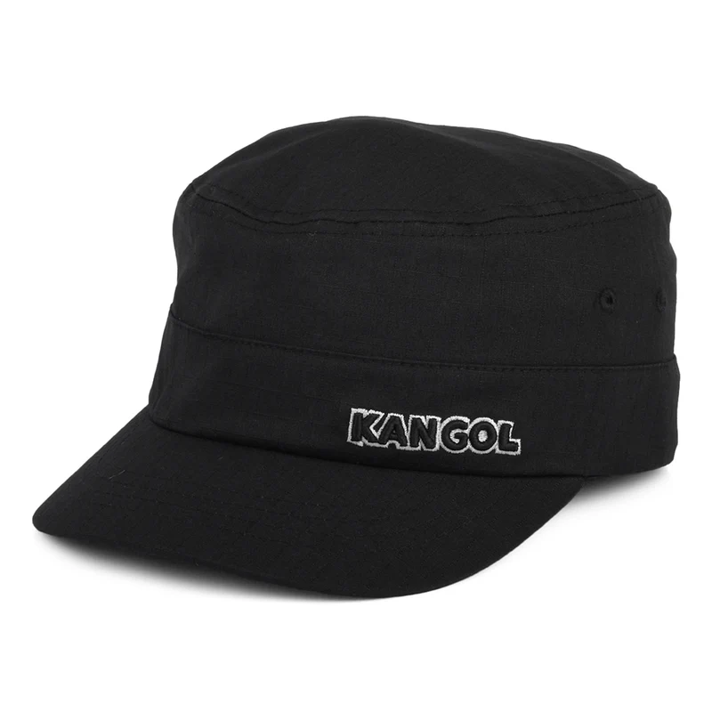 Casquette Militaire Ripstop Flexfit noir KANGOL